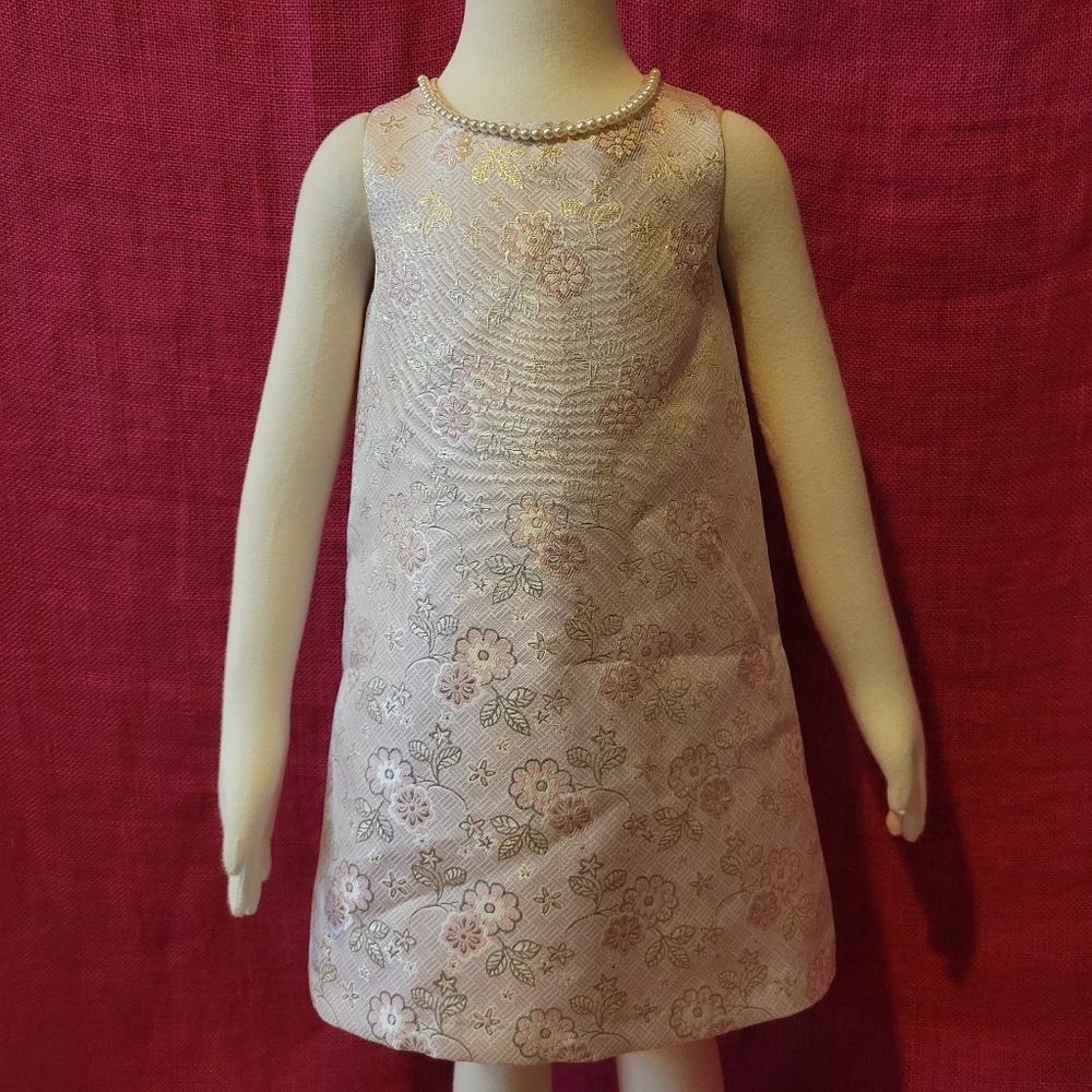 Rachel Zoe Pink Brocade Shift Dress 4